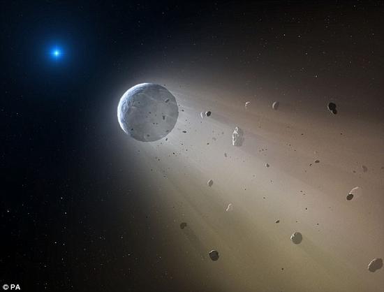 天文学家观测行星被白矮星摧毁:如同现实死星 天文学家观测行星被白矮星摧毁:如同现实死星