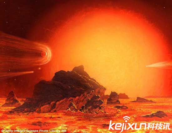 一颗邻近行星或预示地球命运:被膨胀的太阳燃烧殆尽 一颗邻近行星或预示地球命运:被膨胀的太阳燃烧殆尽